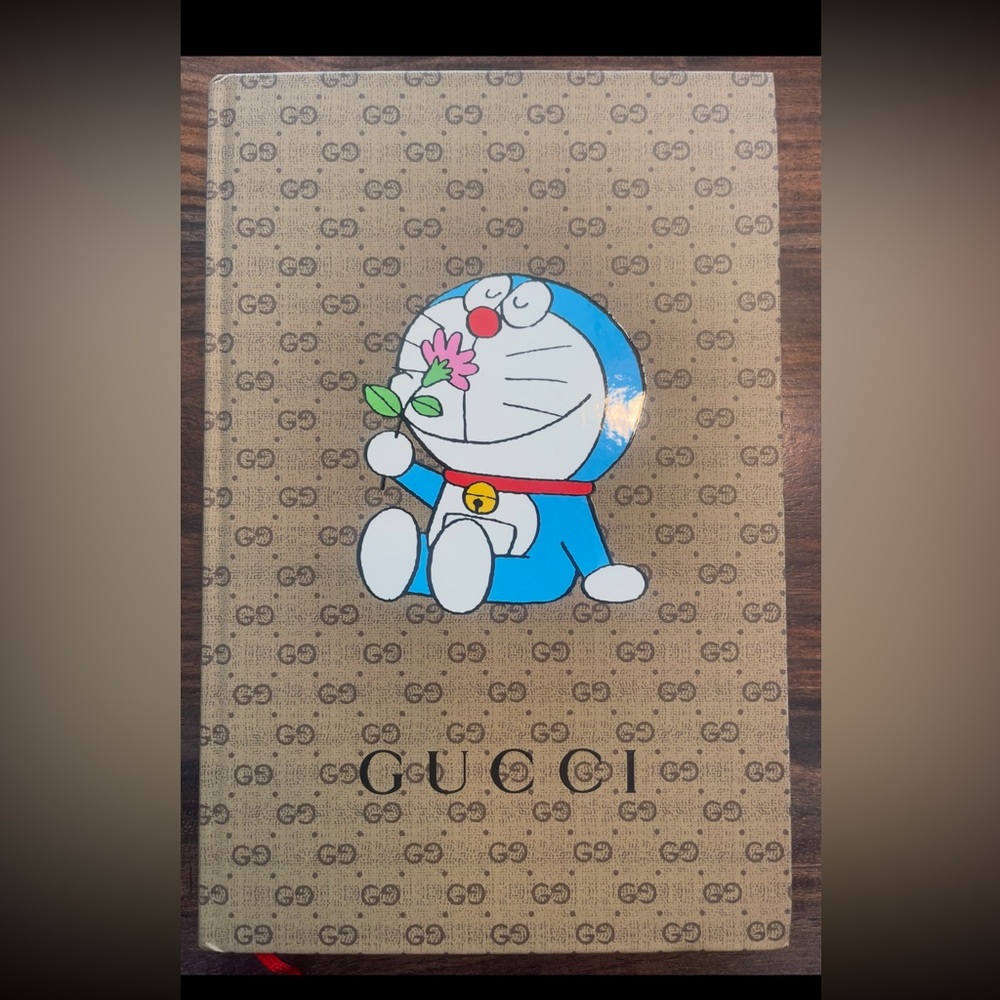 GUCCI x Doraemon Collaboration Limited Edition Notebook 💙💙💙